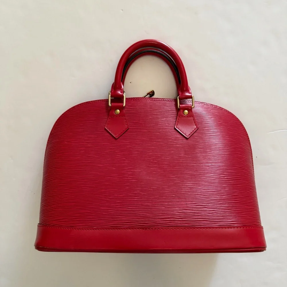 Louis Vuitton Epic Red Alma Bag